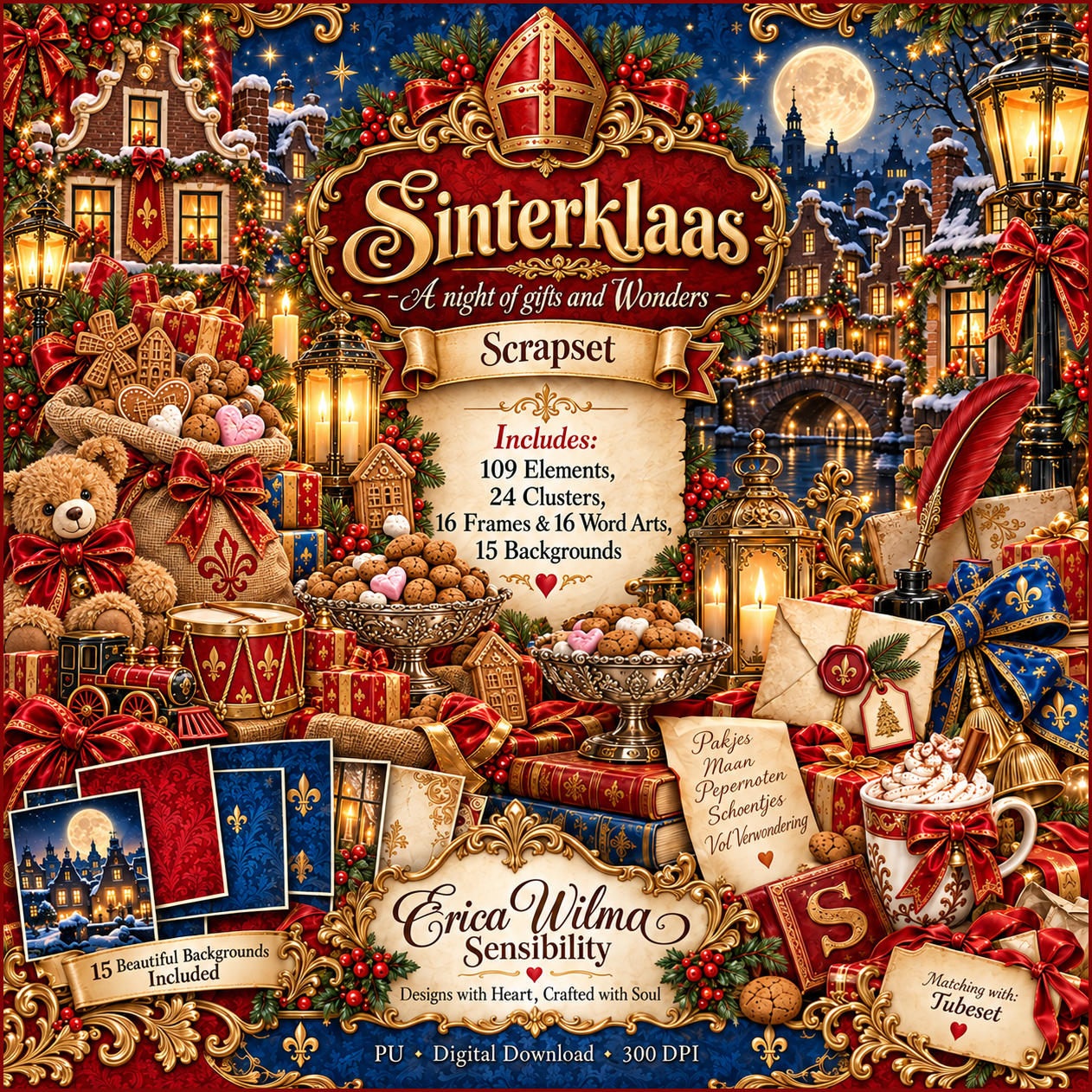 (image for) EW AI Sinterklaas - A Night of Gifts and Wonder - Scrapset 2026